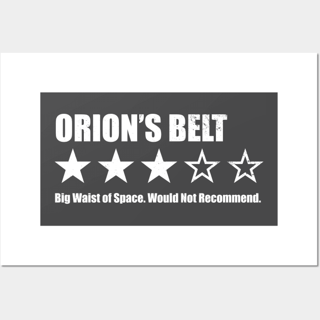 Orion's Belt Three Star Review Wall Art by Rad Love